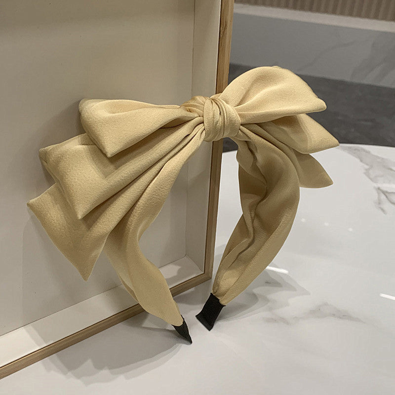 Wholesale Vintage Bow Classic Multi-layer Fabric Headband